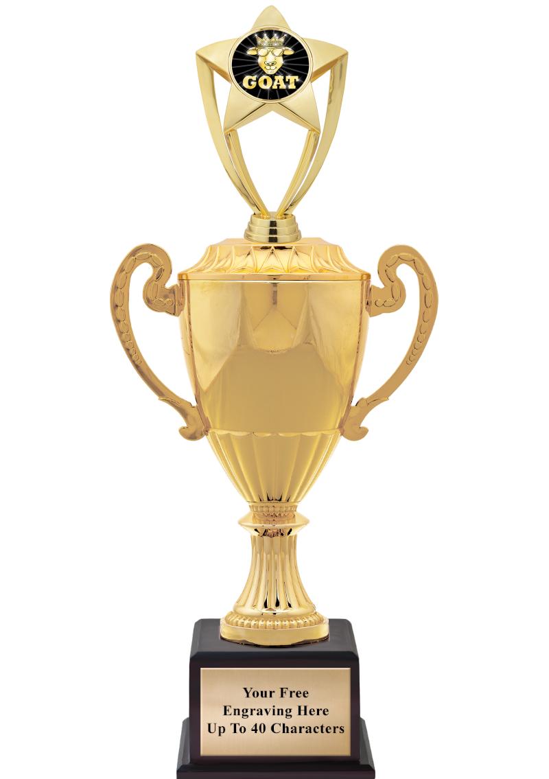 16 3/4" SOVEREIGN CUP W/FIGURE