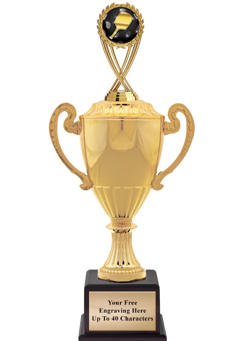 16 3/4" SOVEREIGN CUP W/FIGURE