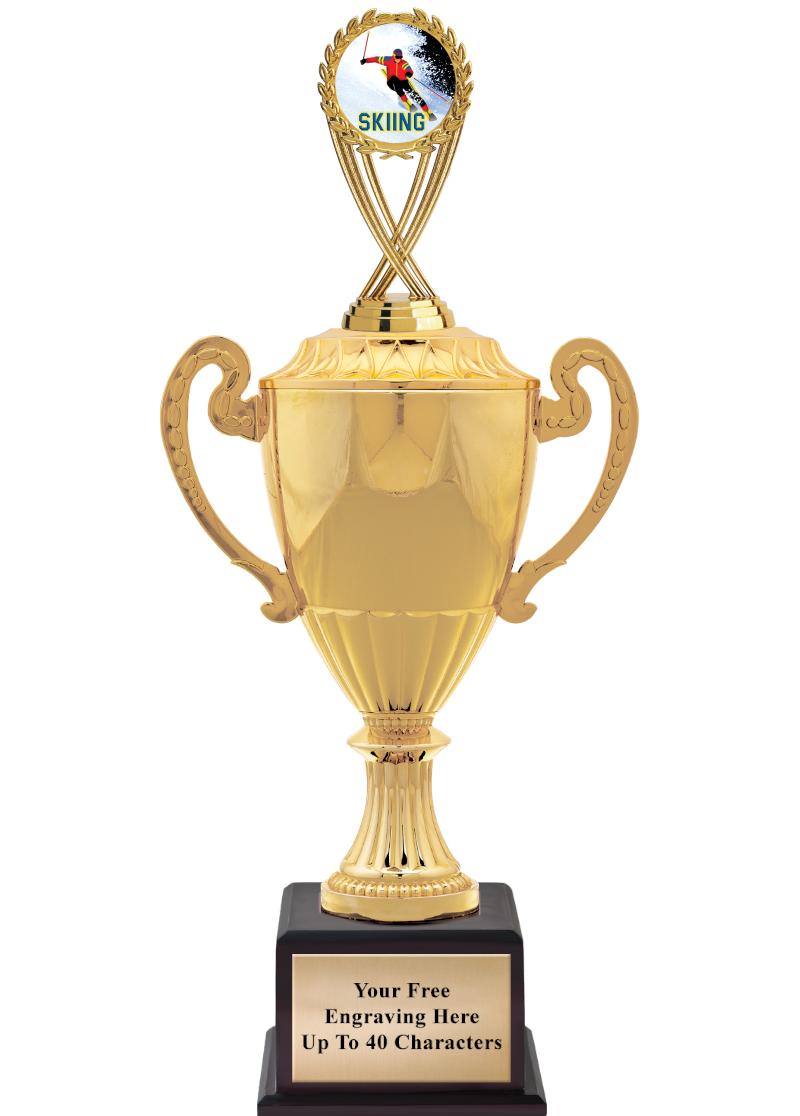 16 3/4" SOVEREIGN CUP W/FIGURE