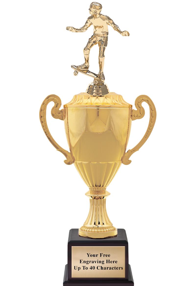 16 3/4" SOVEREIGN CUP W/FIGURE