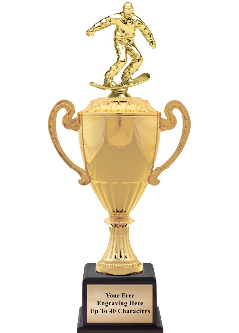 16 3/4" SOVEREIGN CUP W/FIGURE