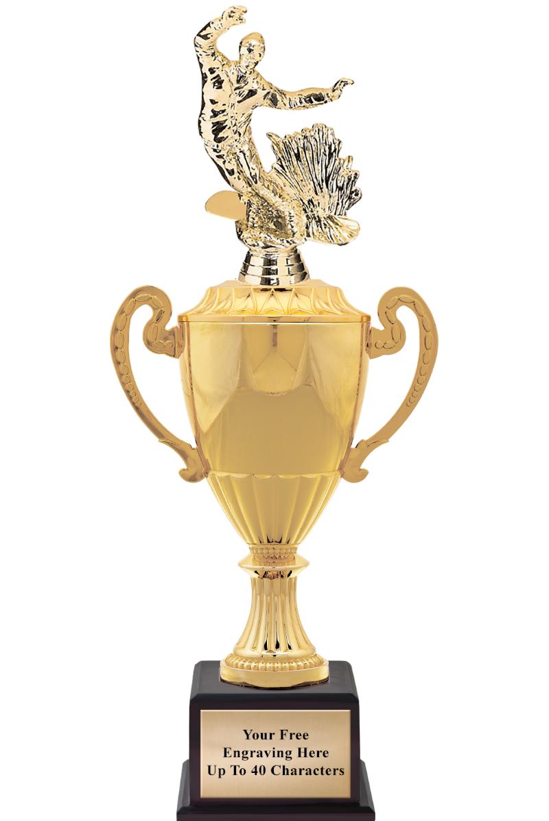 16 3/4" SOVEREIGN CUP W/FIGURE