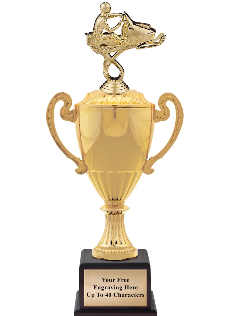 16 3/4" SOVEREIGN CUP W/FIGURE