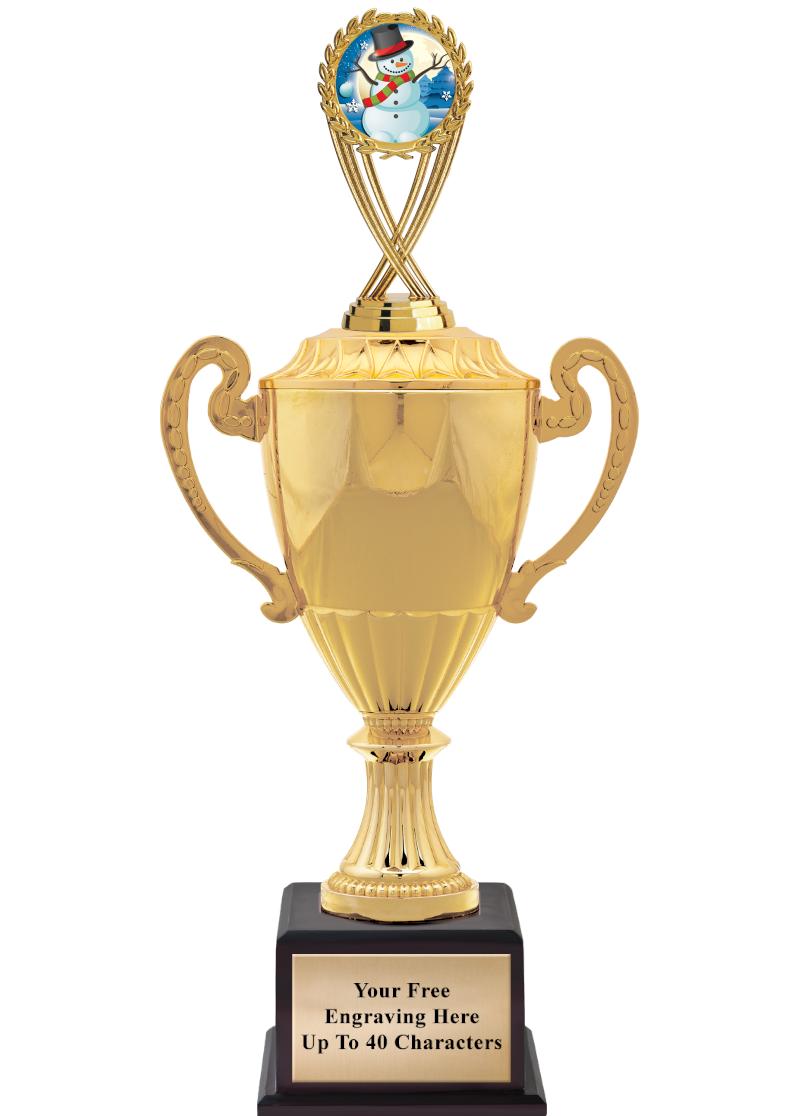 16 3/4" SOVEREIGN CUP W/FIGURE