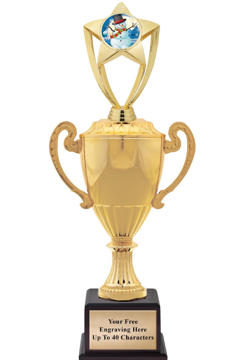 16 3/4" SOVEREIGN CUP W/FIGURE