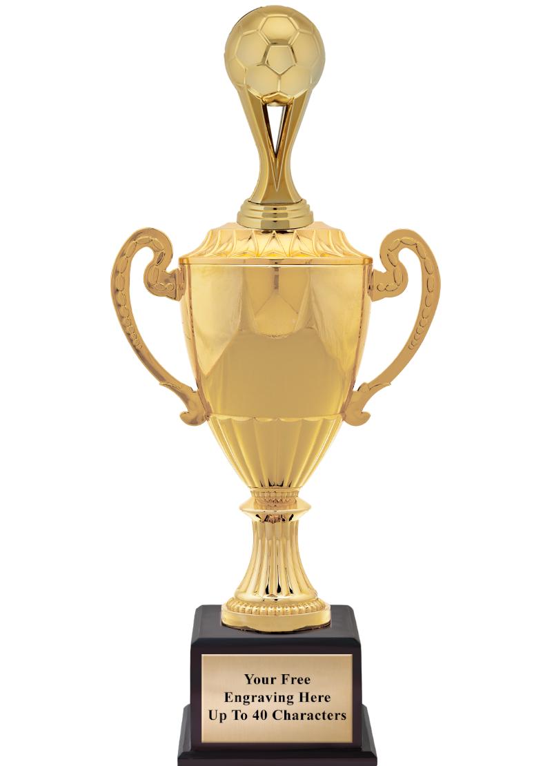 16 3/4" SOVEREIGN CUP W/FIGURE