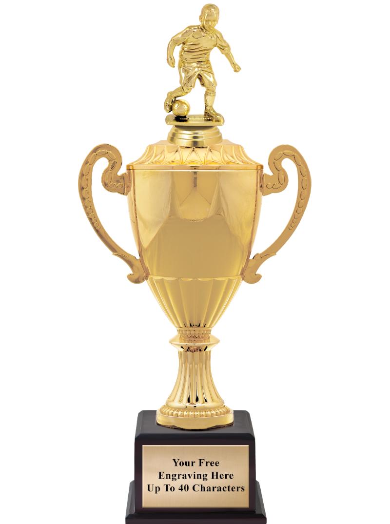 16 3/4" SOVEREIGN CUP W/FIGURE
