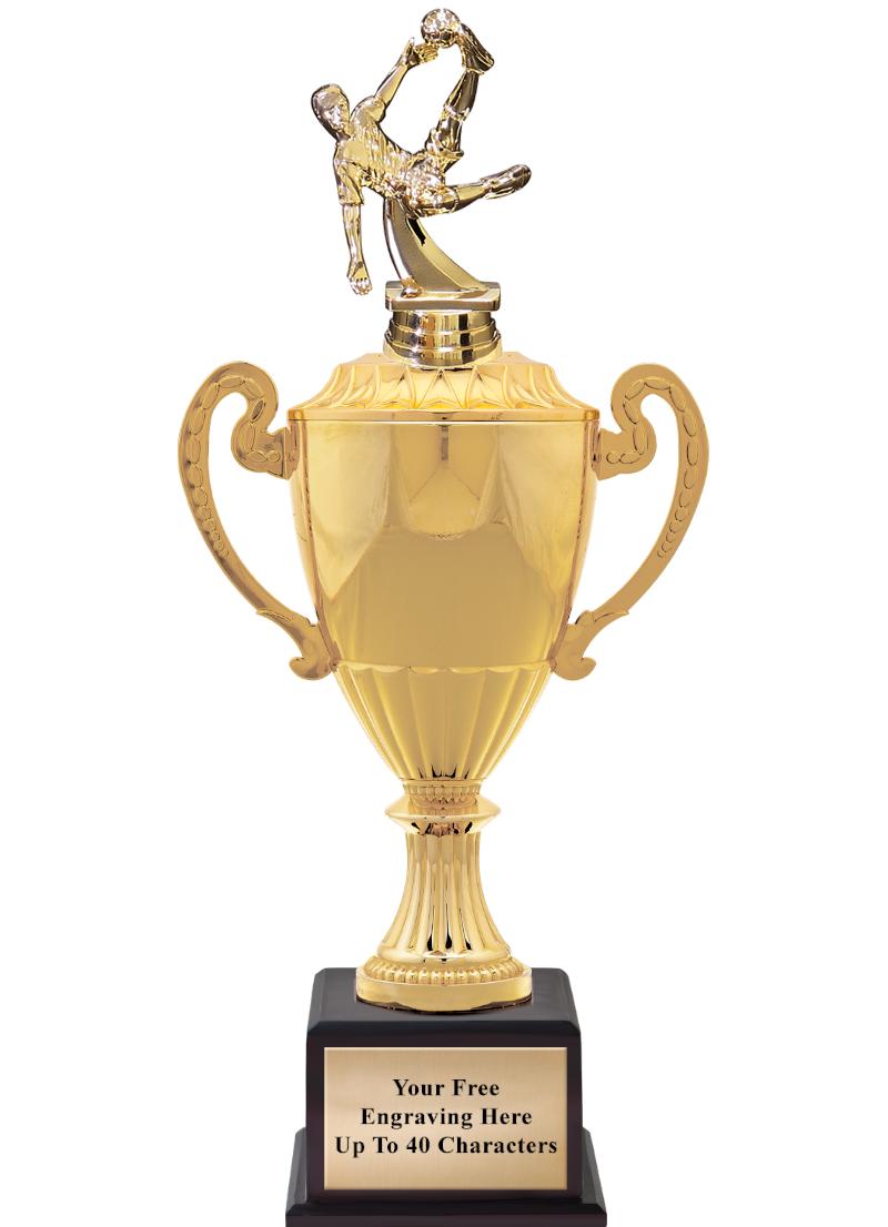 16 3/4" SOVEREIGN CUP W/FIGURE
