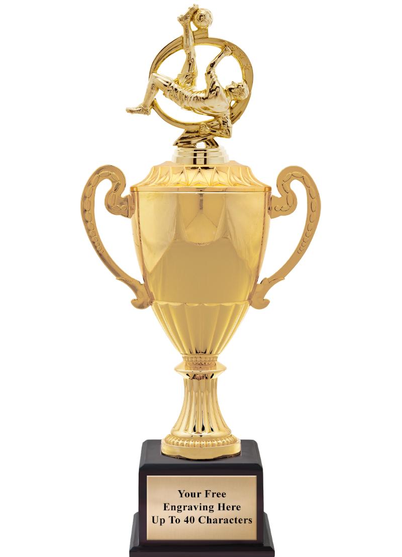 16 3/4" SOVEREIGN CUP W/FIGURE