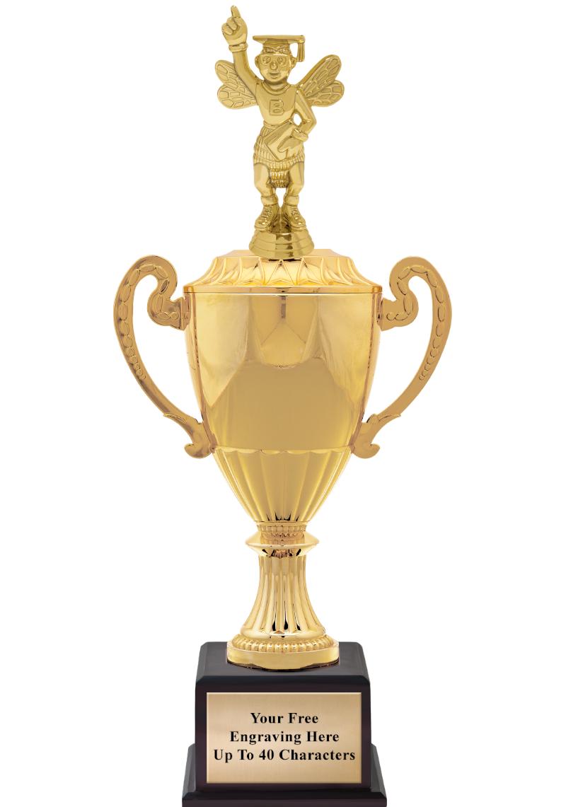 16 3/4" SOVEREIGN CUP W/FIGURE