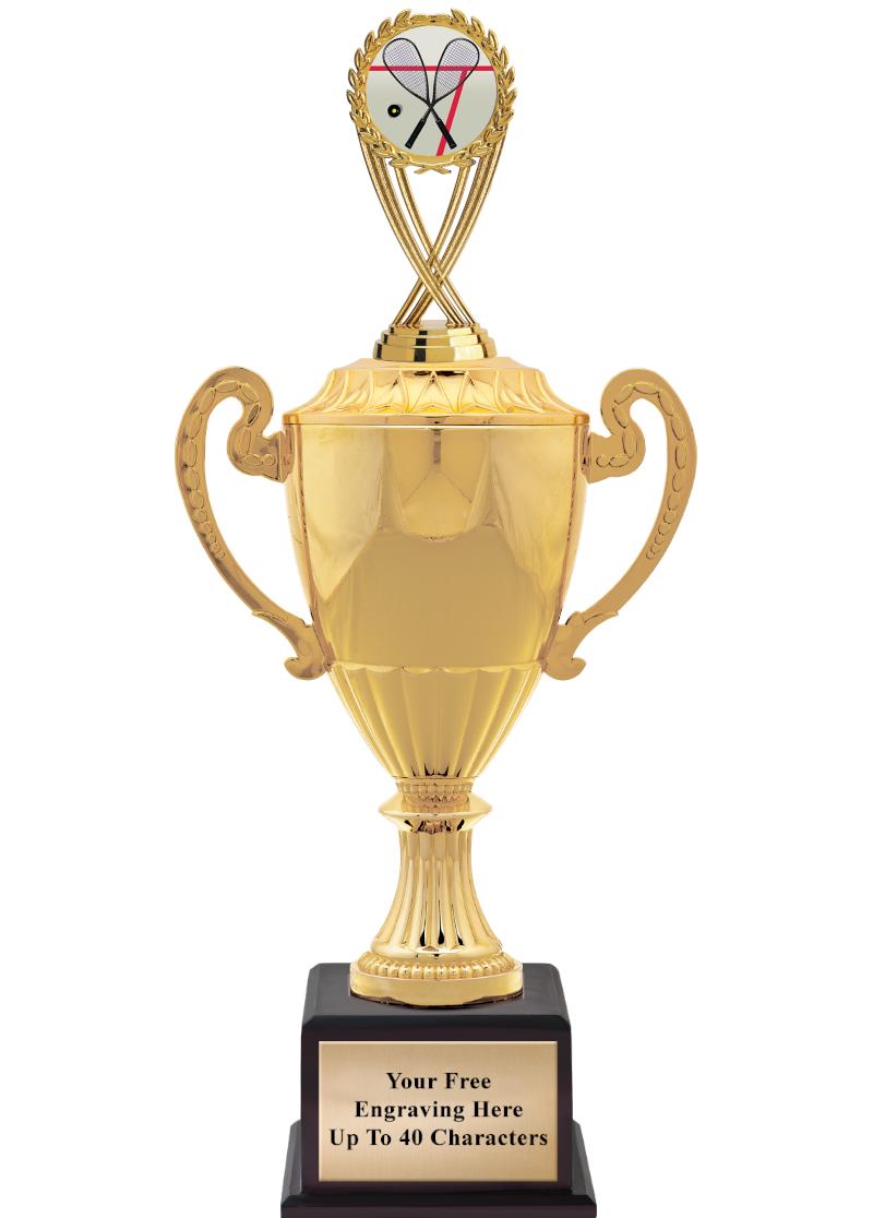 16 3/4" SOVEREIGN CUP W/FIGURE