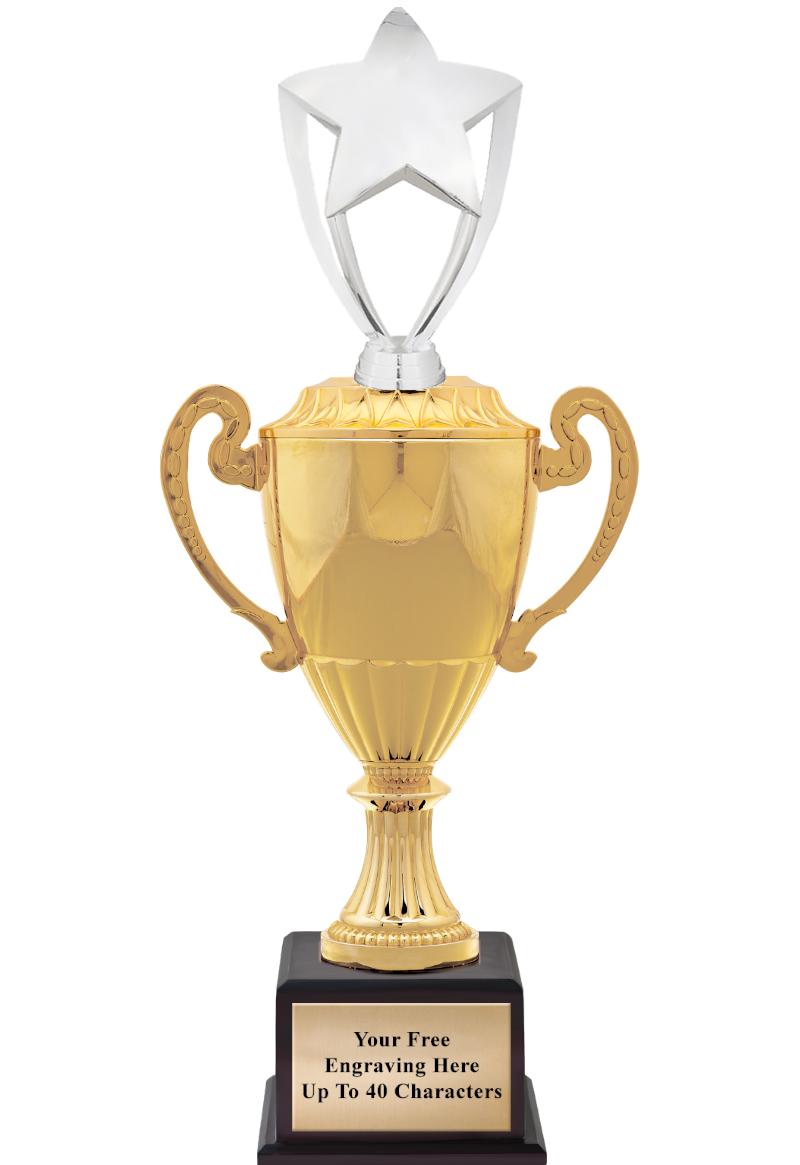 16 3/4" SOVEREIGN CUP W/FIGURE