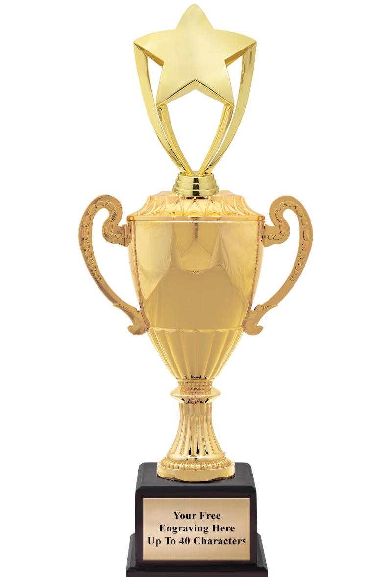 16 3/4" SOVEREIGN CUP W/FIGURE