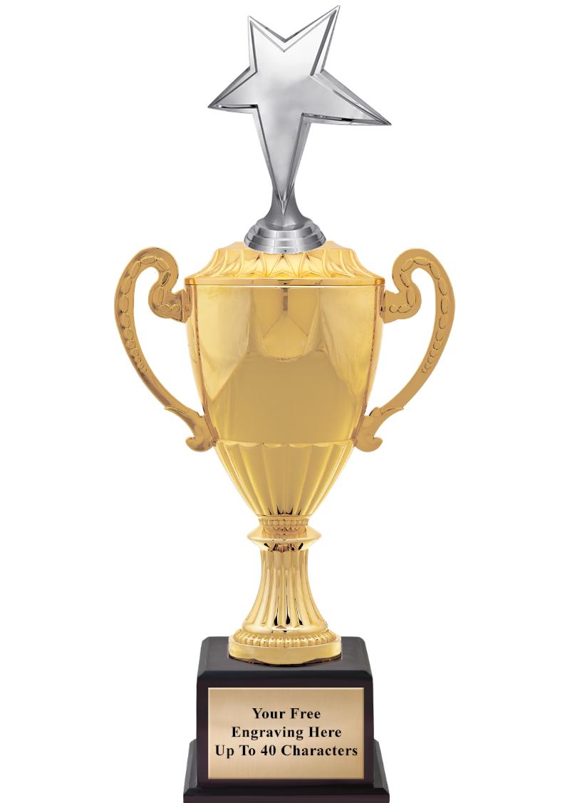 16 3/4" SOVEREIGN CUP W/FIGURE