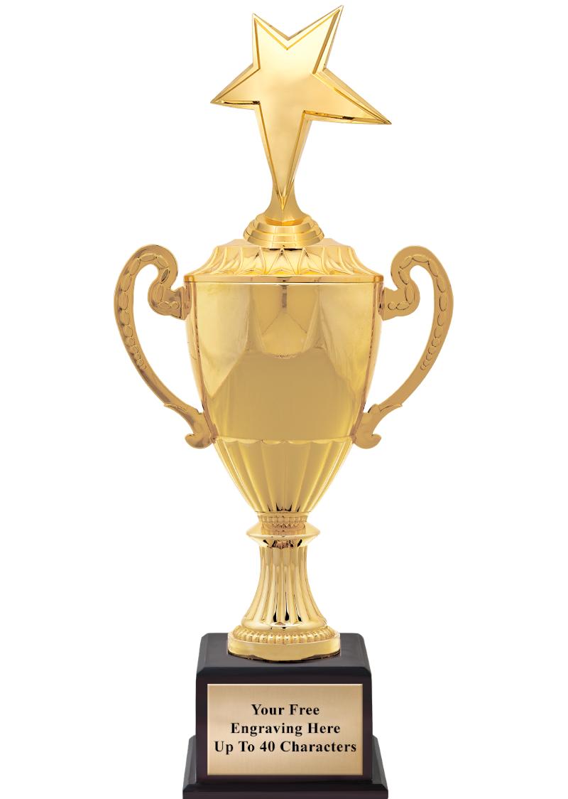 16 3/4" SOVEREIGN CUP W/FIGURE