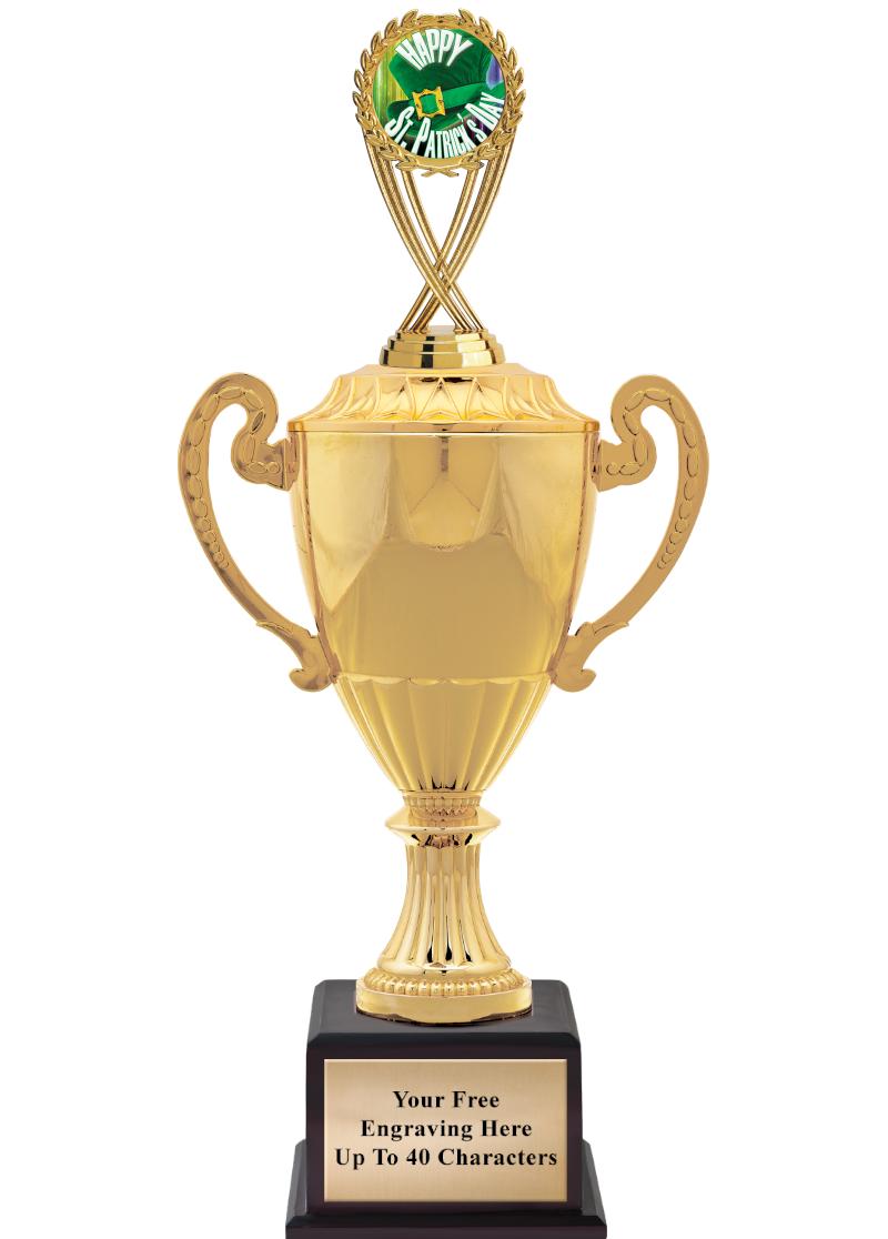 16 3/4" SOVEREIGN CUP W/FIGURE
