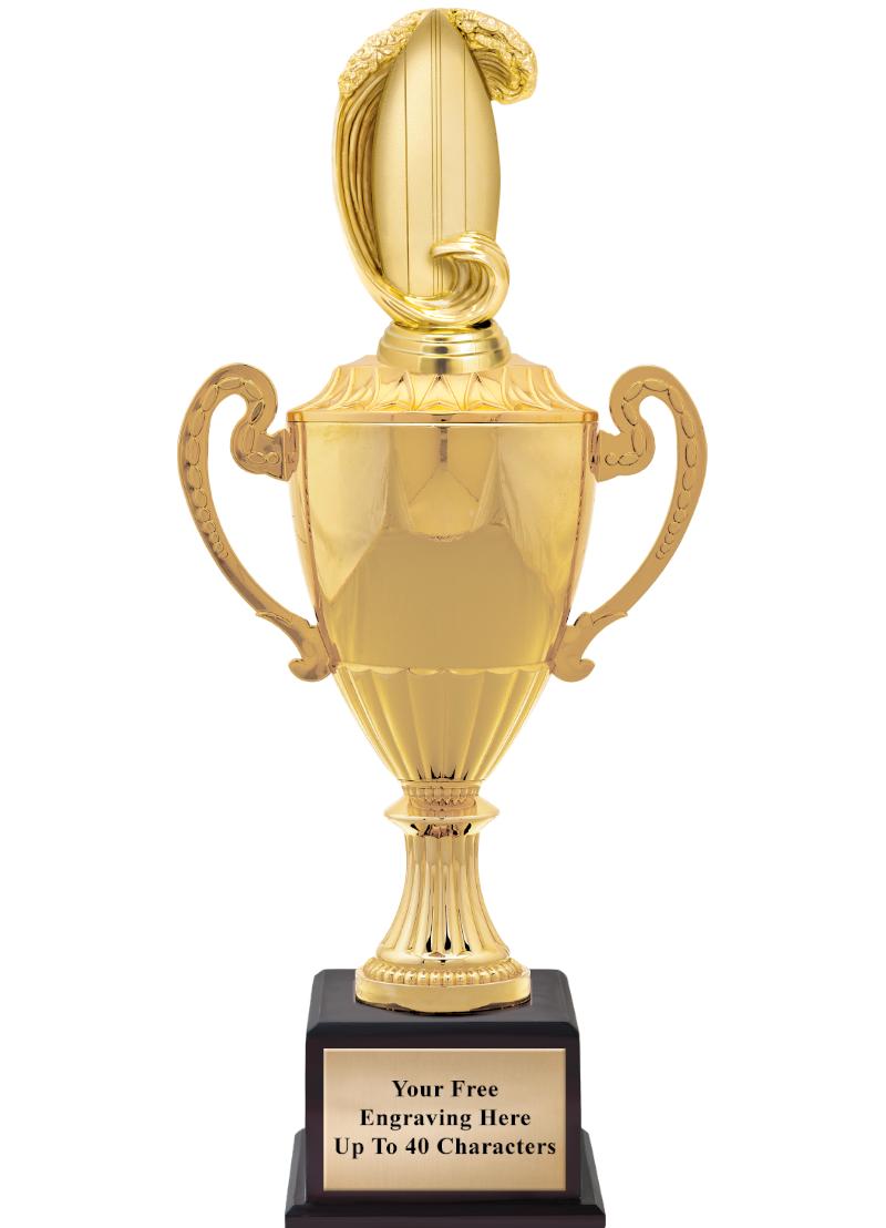 16 3/4" SOVEREIGN CUP W/FIGURE