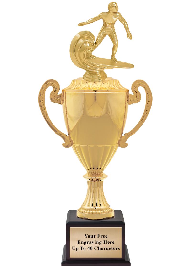 16 3/4" SOVEREIGN CUP W/FIGURE