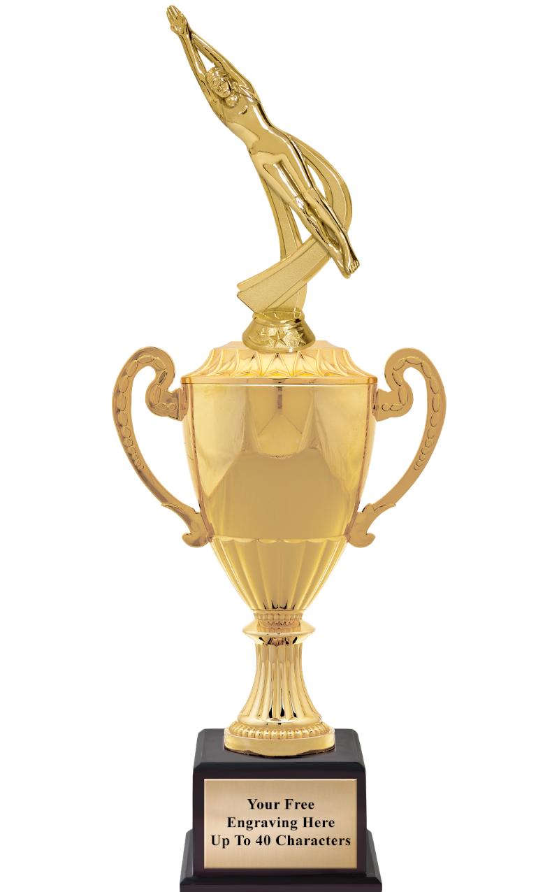 16 3/4" SOVEREIGN CUP W/FIGURE