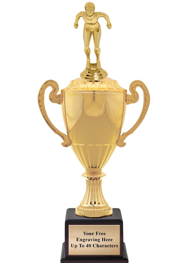 16 3/4" SOVEREIGN CUP W/FIGURE