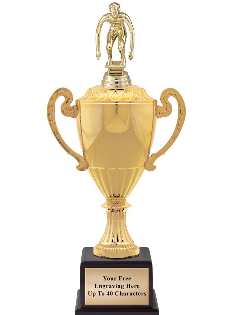 16 3/4" SOVEREIGN CUP W/FIGURE