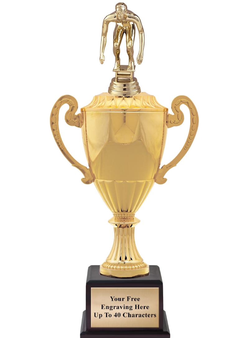 16 3/4" SOVEREIGN CUP W/FIGURE