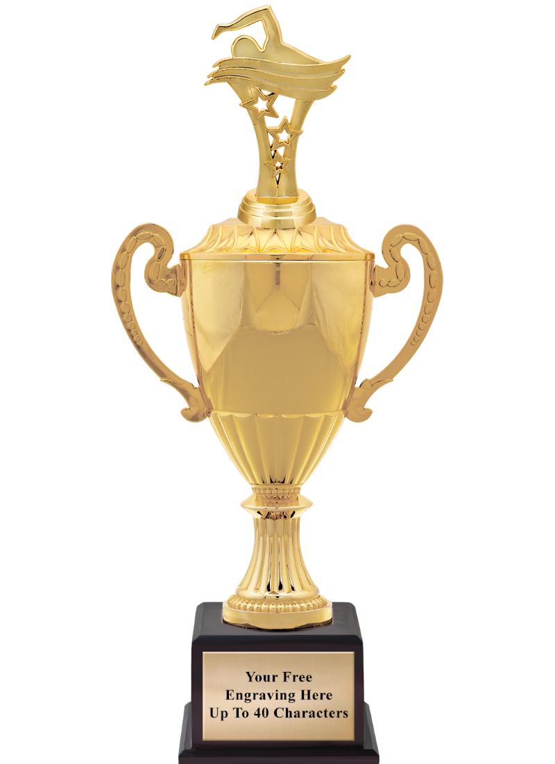 16 3/4" SOVEREIGN CUP W/FIGURE