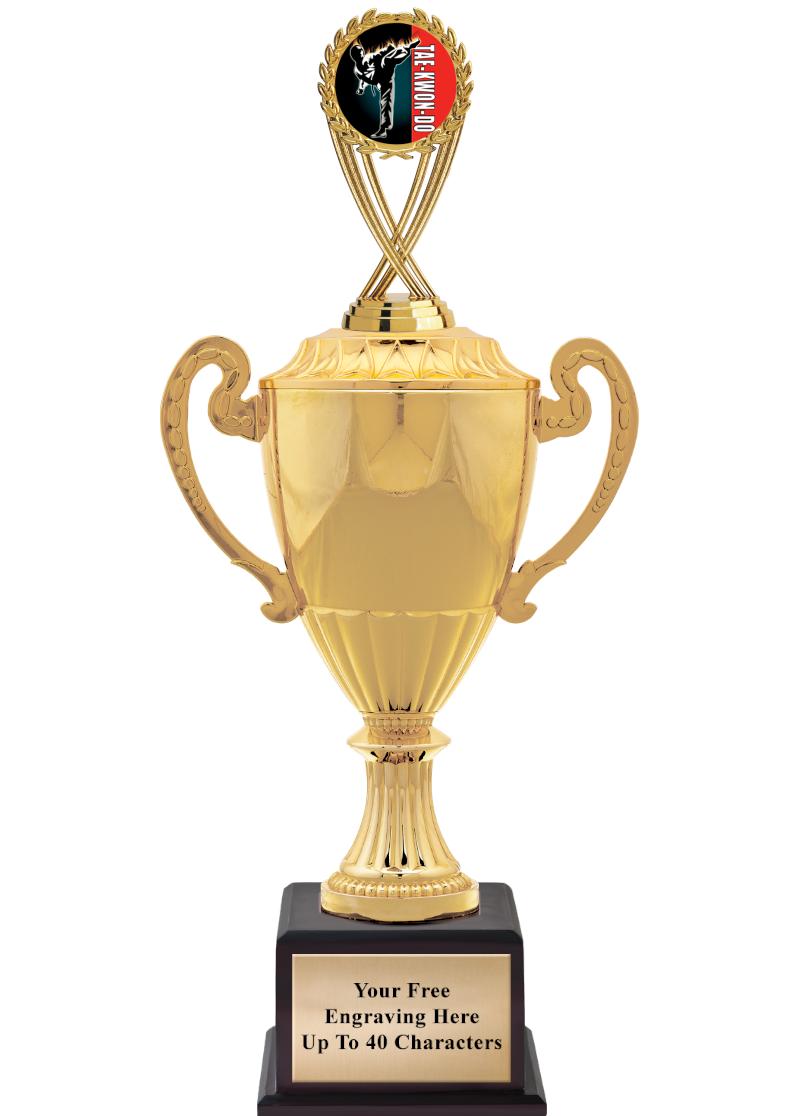 16 3/4" SOVEREIGN CUP W/FIGURE