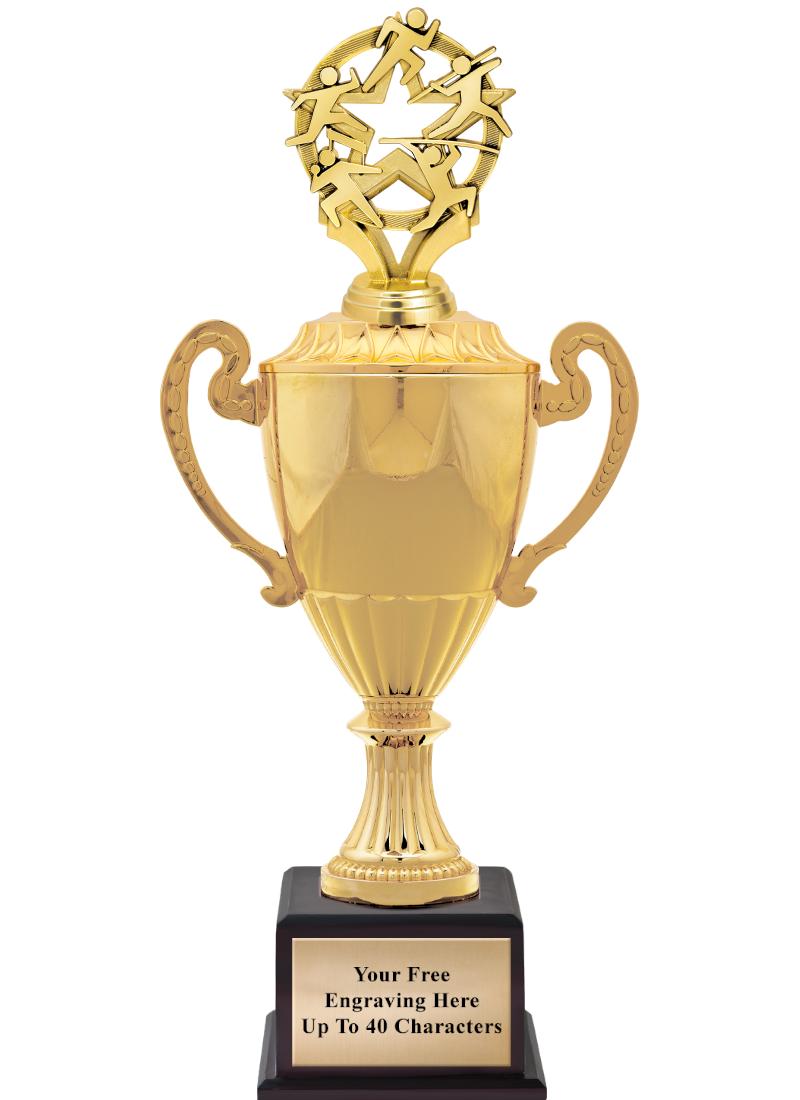 16 3/4" SOVEREIGN CUP W/FIGURE