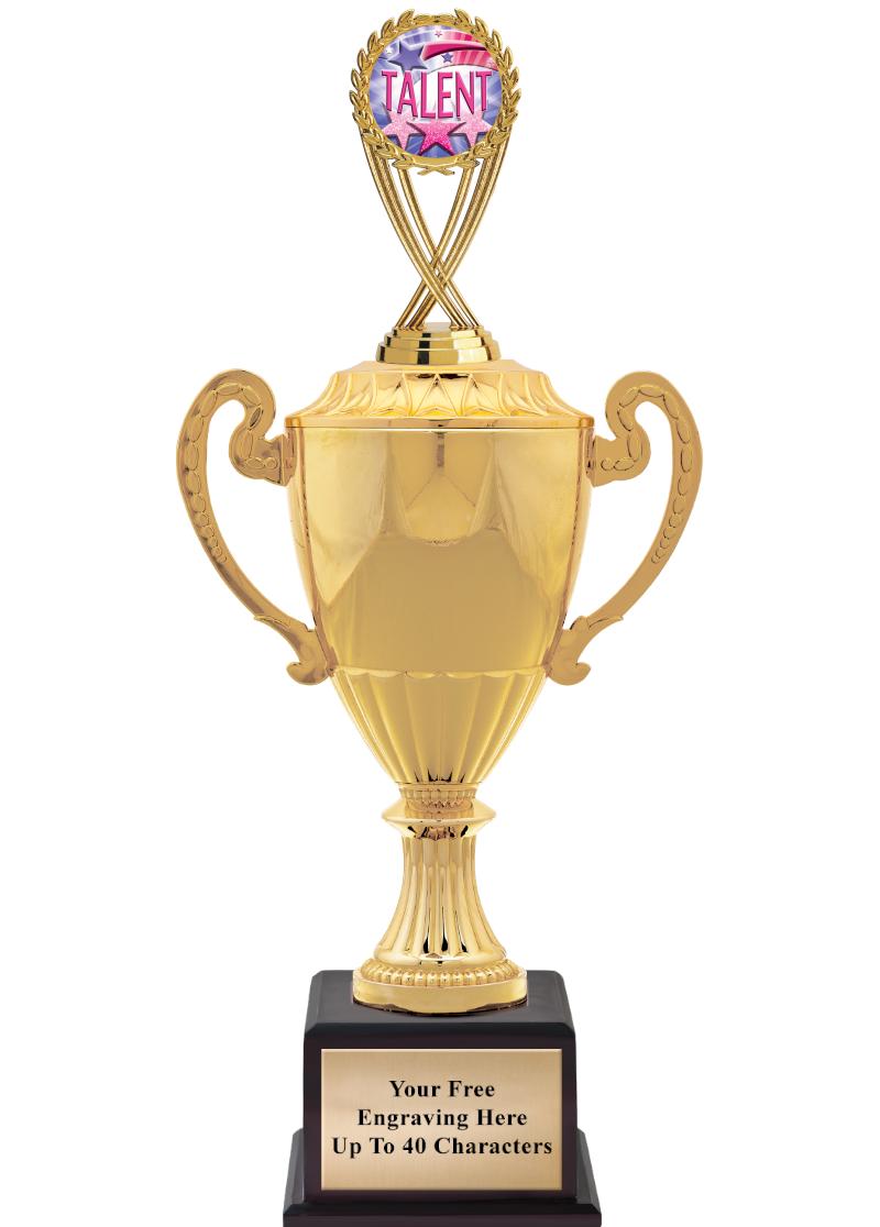 16 3/4" SOVEREIGN CUP W/FIGURE