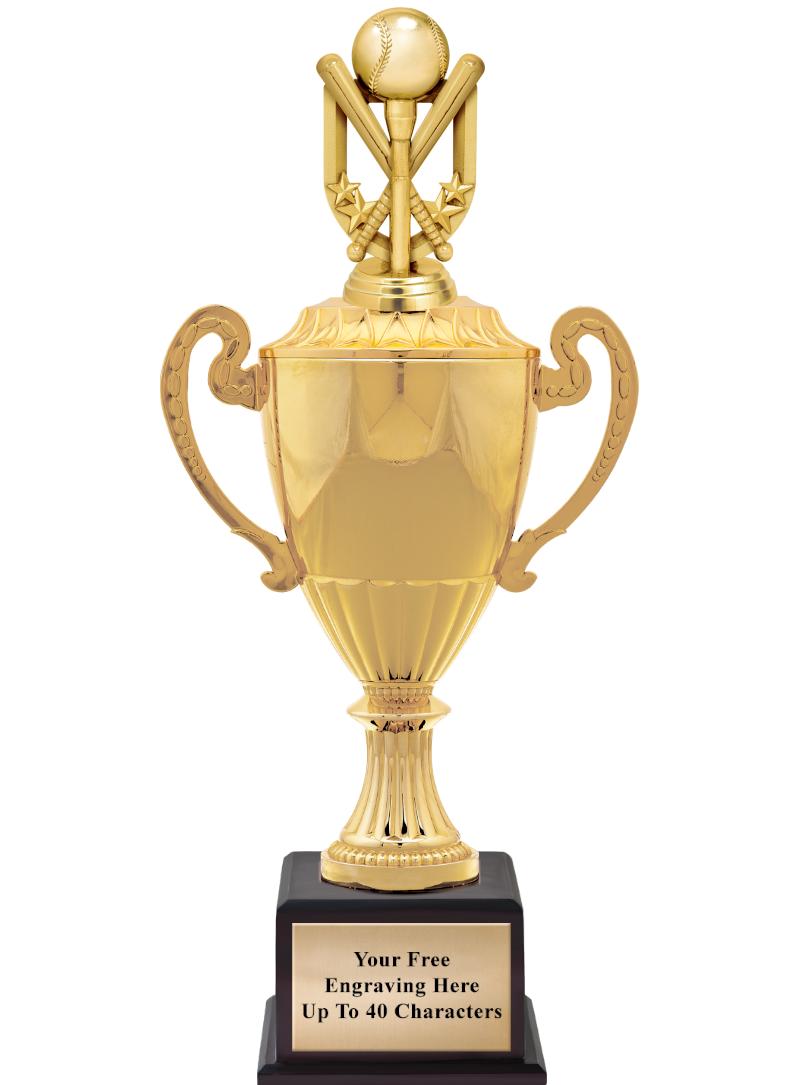 16 3/4" SOVEREIGN CUP W/FIGURE