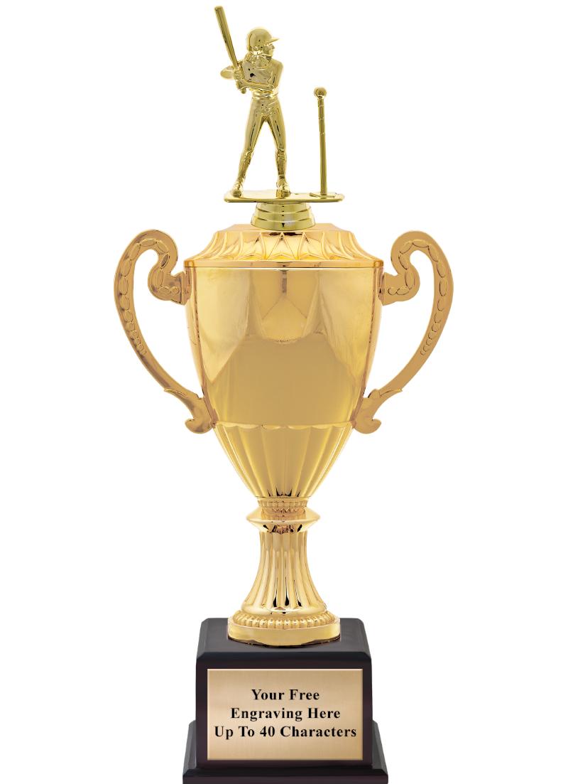 16 3/4" SOVEREIGN CUP W/FIGURE