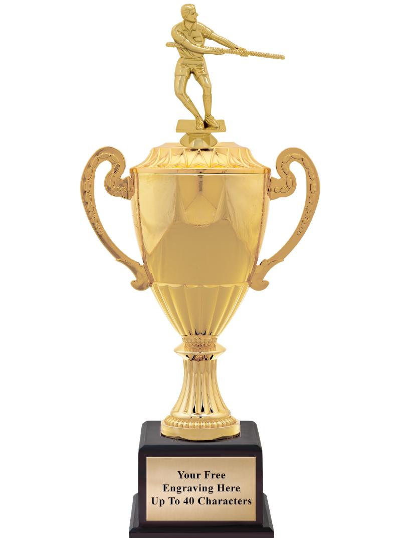 16 3/4" SOVEREIGN CUP W/FIGURE