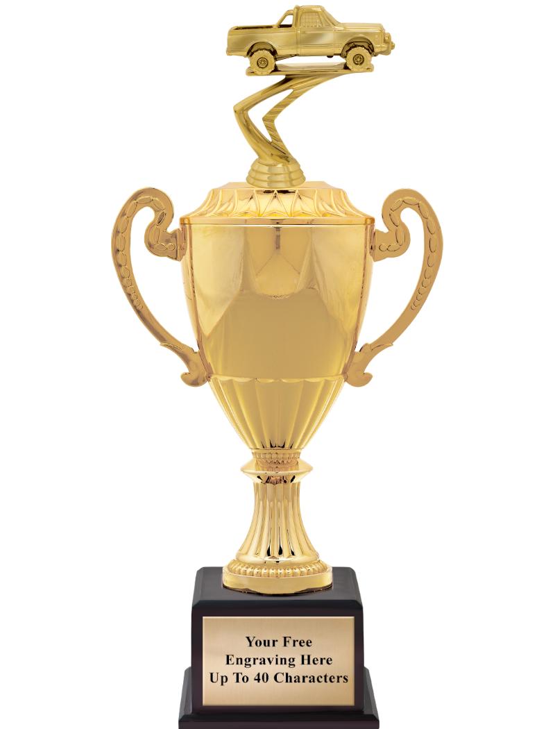 16 3/4" SOVEREIGN CUP W/FIGURE