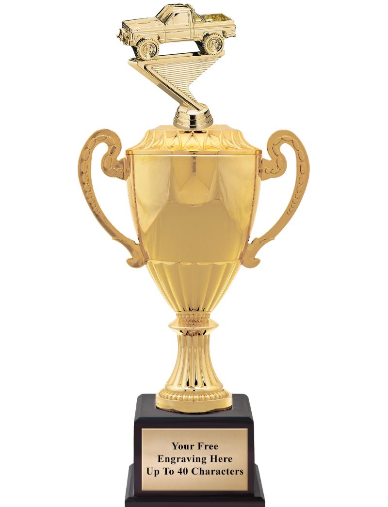 16 3/4" SOVEREIGN CUP W/FIGURE