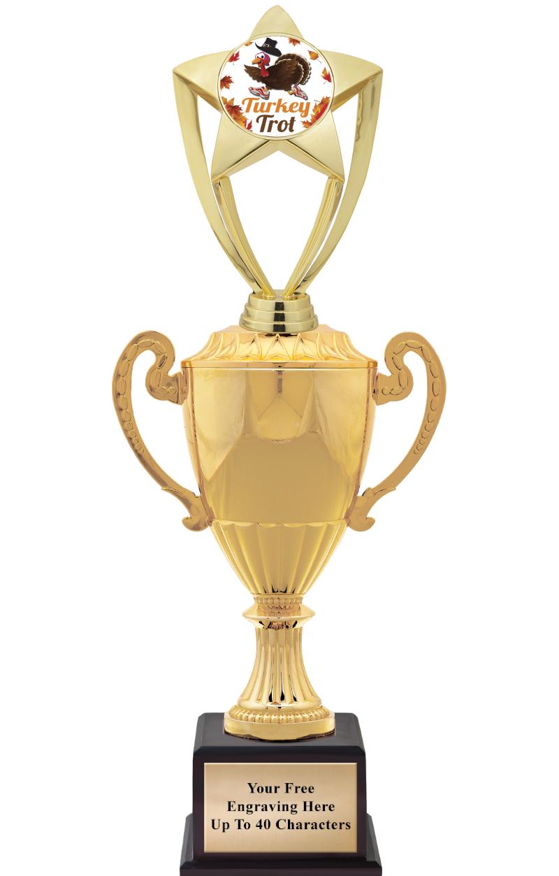 16 3/4" SOVEREIGN CUP W/FIGURE