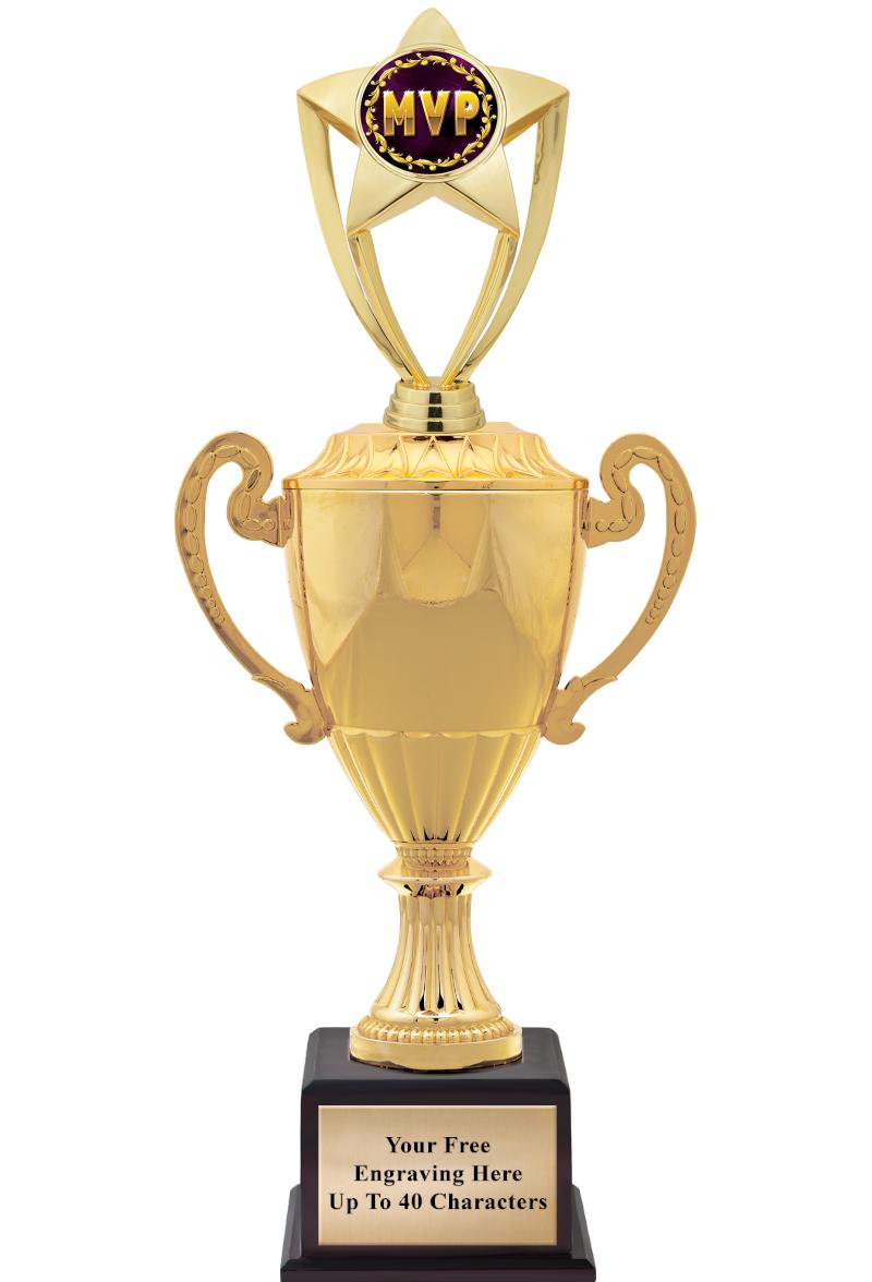 16 3/4" SOVEREIGN CUP W/FIGURE