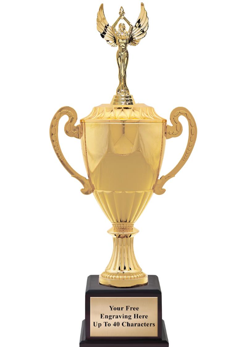 16 3/4" SOVEREIGN CUP W/FIGURE