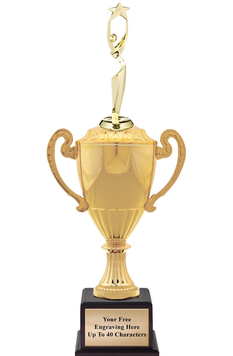 16 3/4" SOVEREIGN CUP W/FIGURE