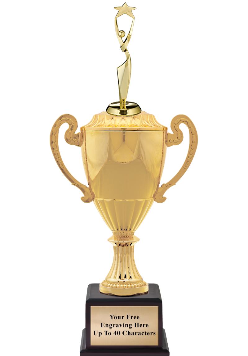 16 3/4" SOVEREIGN CUP W/FIGURE