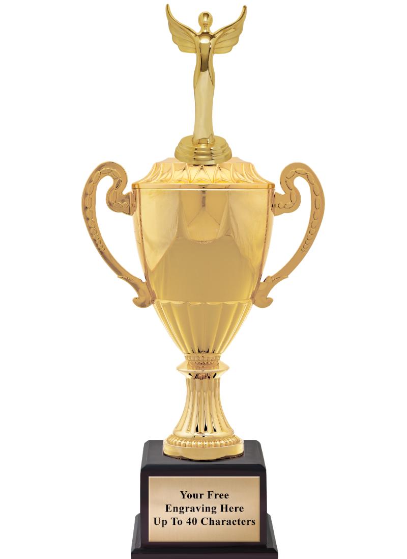 16 3/4" SOVEREIGN CUP W/FIGURE