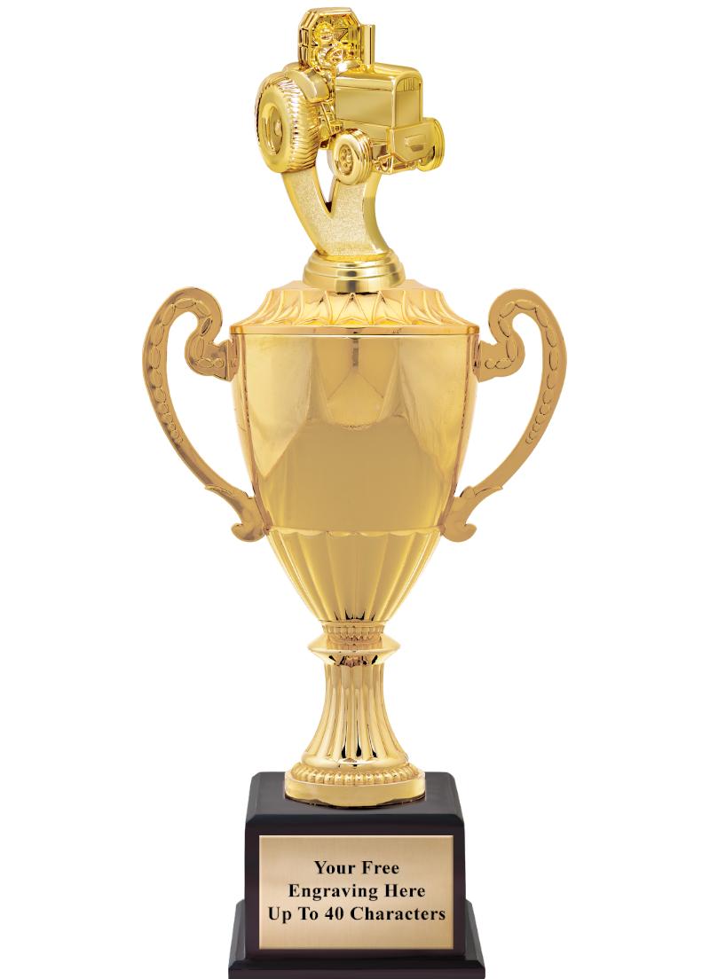 16 3/4" SOVEREIGN CUP W/FIGURE