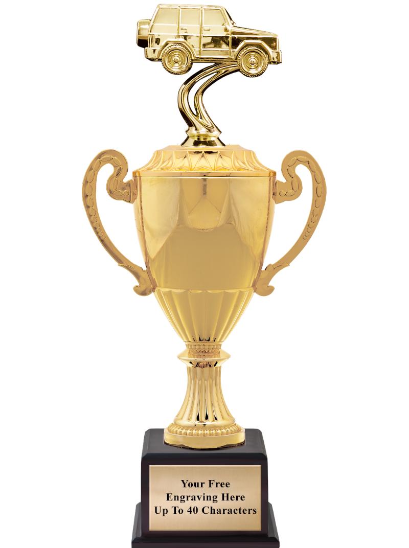 16 3/4" SOVEREIGN CUP W/FIGURE