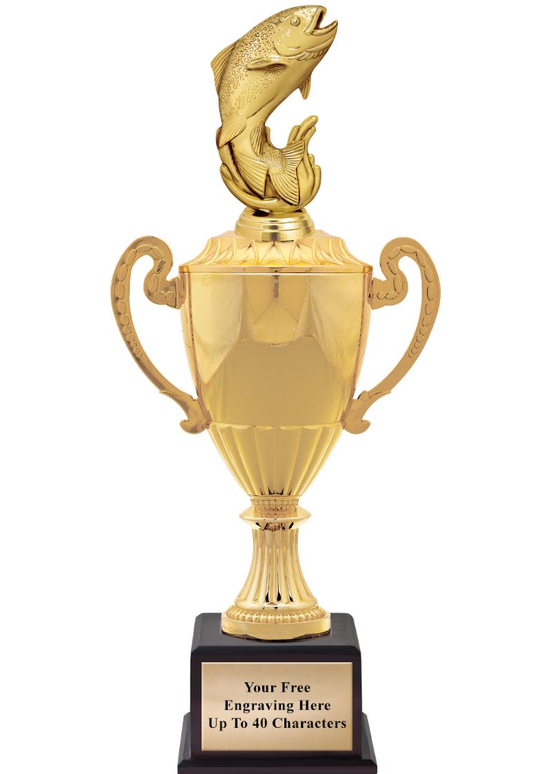 16 3/4" SOVEREIGN CUP W/FIGURE