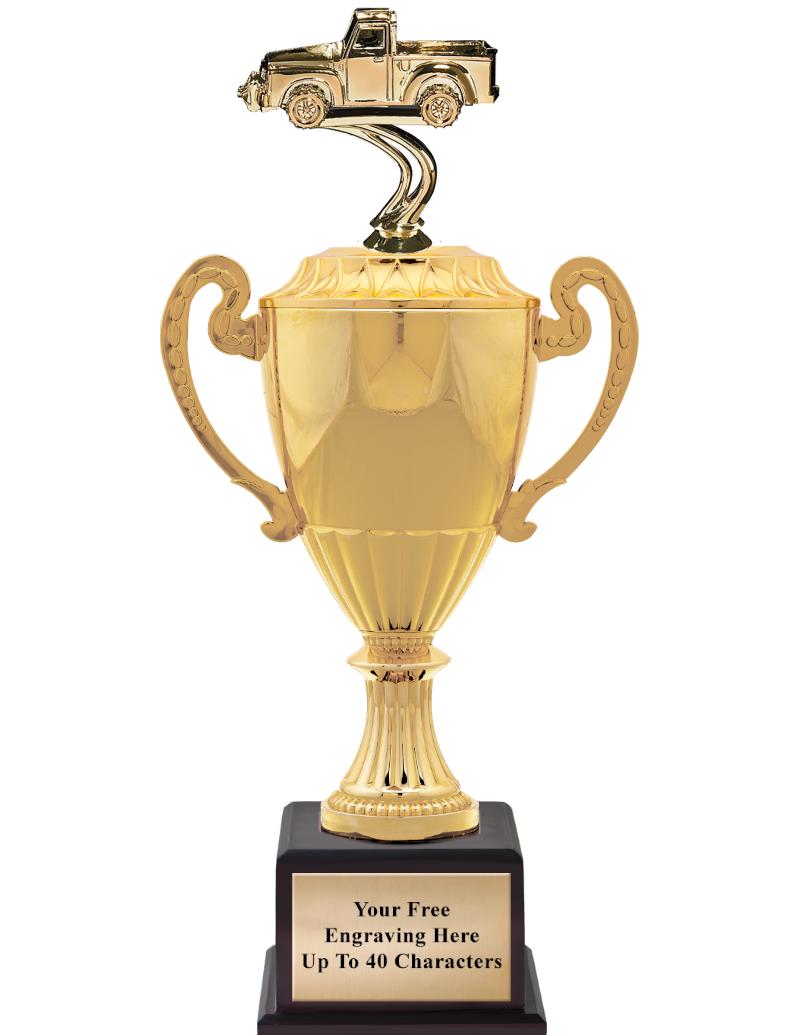 16 3/4" SOVEREIGN CUP W/FIGURE