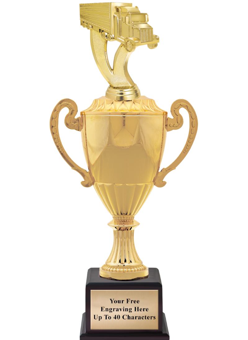 16 3/4" SOVEREIGN CUP W/FIGURE