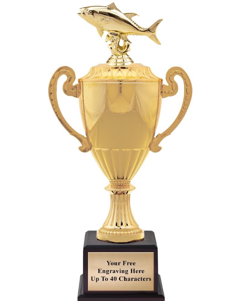 16 3/4" SOVEREIGN CUP W/FIGURE