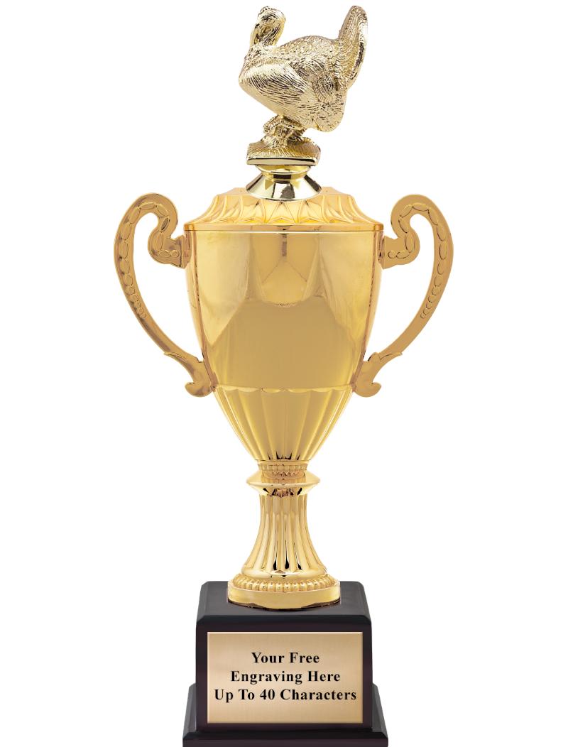 16 3/4" SOVEREIGN CUP W/FIGURE