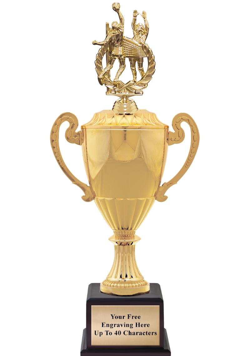 16 3/4" SOVEREIGN CUP W/FIGURE