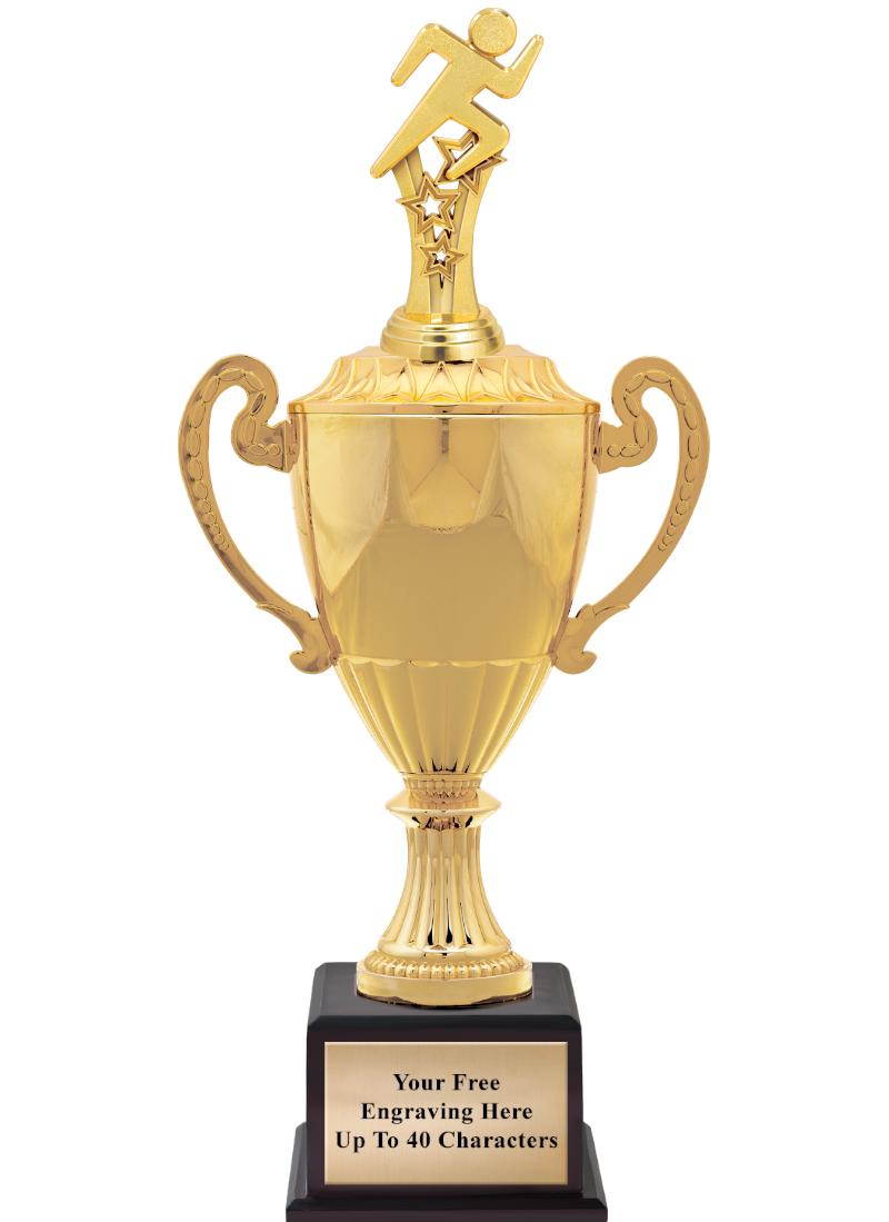 16 3/4" SOVEREIGN CUP W/FIGURE